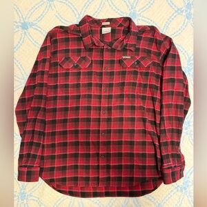 Men’s Columbia flannel button up XL